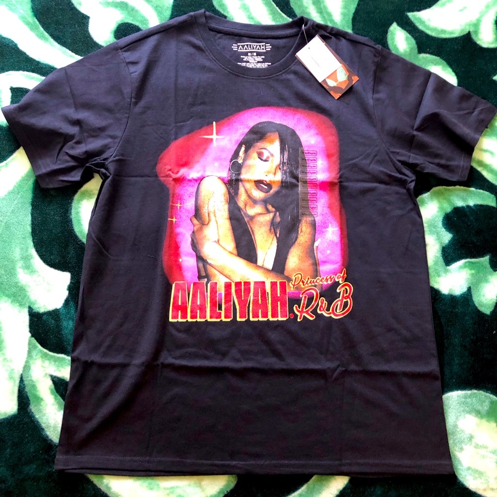 Black Aaliyah Graphic T-Shirt